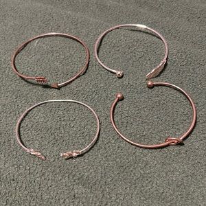 Rose Gold Bracelet Set